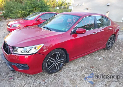 2017 Honda Accord Sport z USA, uszkodzony, nr VIN 1HGCR2F59HA106262